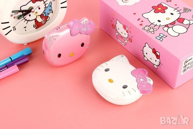 Hello Kitty Розов Телефон за Момиче, Камера, Подарък, с локация, детски телефон с капаче, за дете, снимка 8 - Други - 55012042