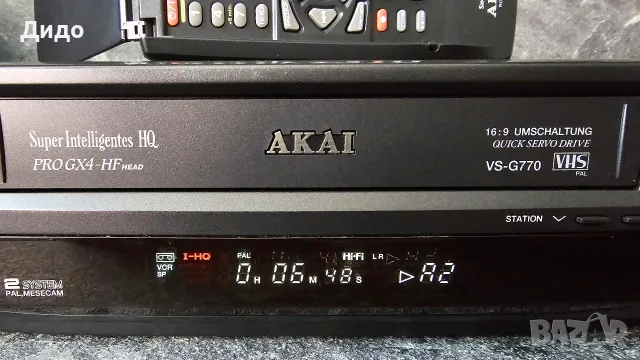 Видеорекордер AKAI VS-G770, снимка 5 - Плейъри, домашно кино, прожектори - 55439466