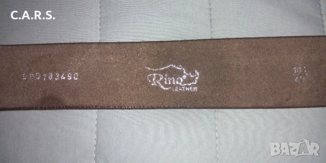Кожен колан Rino Leather - Made in Italy, снимка 3 - Колани - 54320219