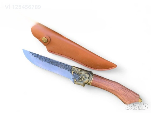 Нож "Златен дракон I" ; 145х290 - кован, Ст 7Cr17