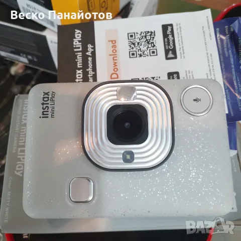 Хибриден фотоапарат за моментални снимки Fujifilm INSTAX Mini LIPLAY, снимка 12 - Фотоапарати - 55462734