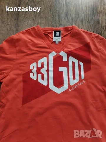 g-star raoni - страхотна мъжка тениска L, снимка 3 - Тениски - 55365396