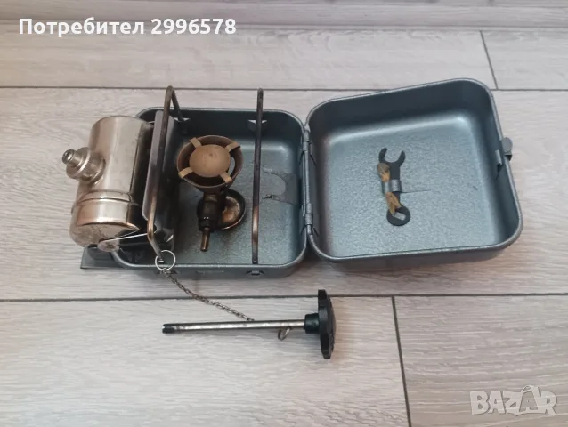 Примус ПТ-1 туристически газов бензинов котлон винтич ретро къмпинг
