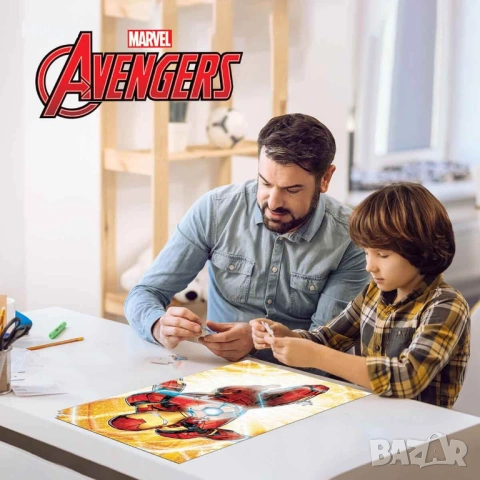 Пъзел Avengers с Отмъстителите, в 3D метална кутия , снимка 9 - Игри и пъзели - 54525820