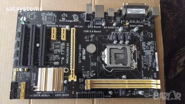 Дънна платка Asus H81-PLUS Socket LGA1150, снимка 6 - Дънни платки - 55335340