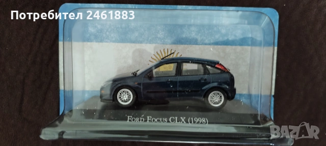 1/43 4 модела Ford колекционерска метална количка. Новa