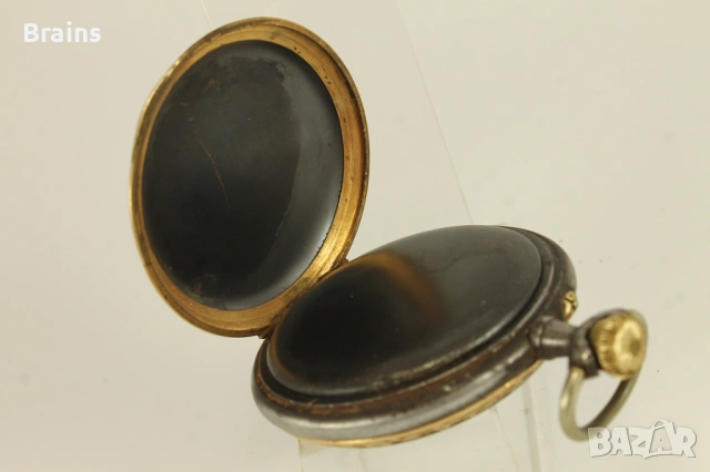 1900's REGULATEUR С Локомотив 68мм Джобен Часовник Декориран, снимка 7 - Джобни - 54894235