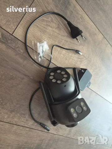 Безжична Wi-Fi PTZ камера 1080p – 360°, Нощно виждане, Засичане на движение, снимка 4 - HD камери - 55433724