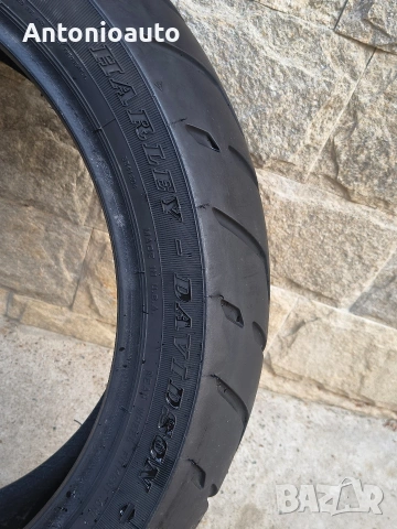 200 55 17 dunlop d407 harley davidson гуми чопър мотоциклет гума, снимка 5 - Гуми и джанти - 55136362