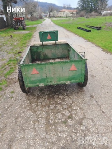 Продавам ремарке за мотор и фреза, снимка 2 - Ремаркета - 45809058