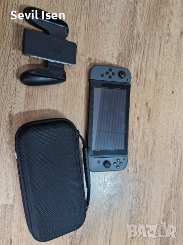 Nintendo Switch OLED - Black & Grey, снимка 2 - Nintendo конзоли - 54454985
