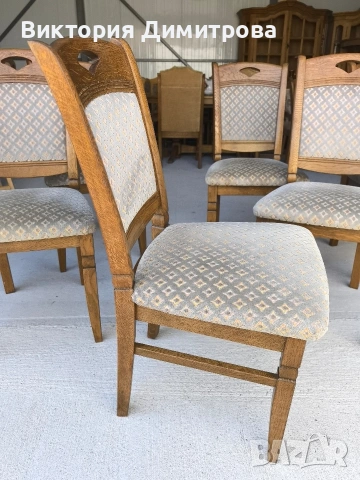 Комплект от 6 трапезни стола (01-146 ) , снимка 8 - Столове - 54315237