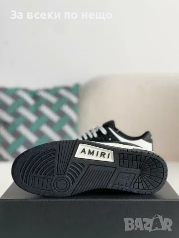 Amiri Skel Top Low Sneakers "Black/White" Мъжки Маратонки👟Дамски Маратонки Код ch20, снимка 5 - Маратонки - 55413229