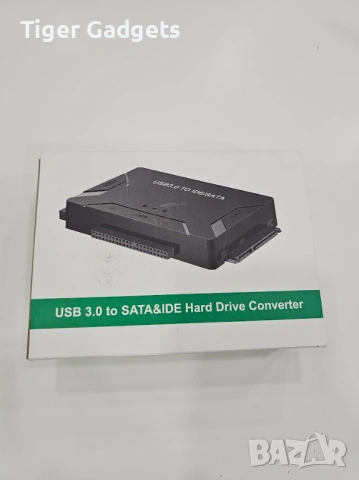 USB 3.0 към SATA / IDE адаптер 3 в 1 – за 2.5" / 3.5" HDD, SSD и оптични устройства, снимка 8 - Друга електроника - 54490569