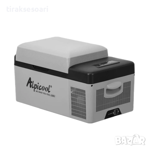 Alpicool 20L компресорен авто хладилник с фризер Bluetooth 12V 24V 220V хладилна кутия