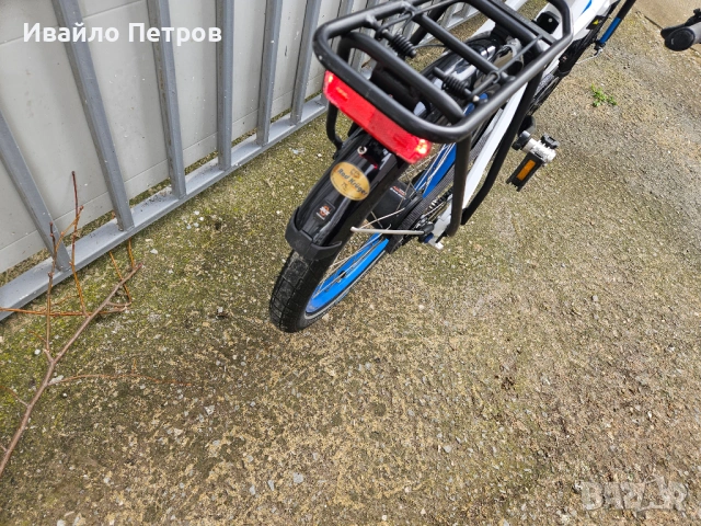 Електрически сгъваем велосипед 20 цола BERGAMONT-шест месеца гаранция, снимка 9 - Велосипеди - 54074581