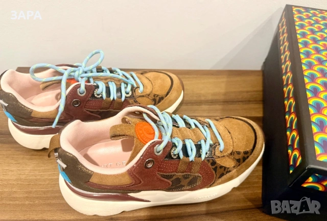 Дамски кожени маратонки Kurt Geiger London Kurt Runner, снимка 5 - Маратонки - 54164742