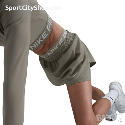 Дамски шорти Nike Pro Dri-FIT 2-in-1 HJ1204-320, снимка 4 - Къси панталони и бермуди - 54605878
