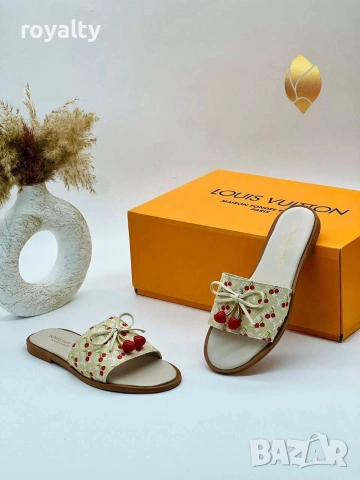 Louis Vuitton Нови Дамски Чехли Различни Цветове Луи Витон , снимка 5 - Чехли - 55093993