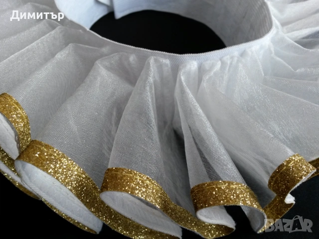 Бяла дантелена яка в бароков стил, снимка 9 - Други - 54248003