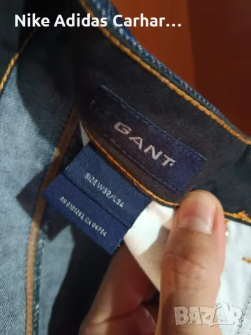 Оригинални мъжки дънки Gant в отлично състояние!, снимка 3 - Дънки - 55548552