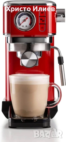 Кафемашина с ръкохватка Ariete ESPRESSO SLIM MODERNA 1381, снимка 3 - Кафемашини - 54759934