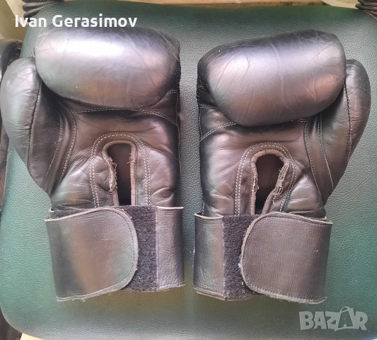 Боксови ръкавици от чиста кожа, снимка 3 - Бокс - 54273391