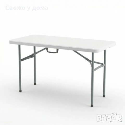 Сгъваема маса + 4 сгъваеми стола - практичен, здрав и удобен комплект за всяко събитие, снимка 5 - Градински мебели, декорация  - 54821416