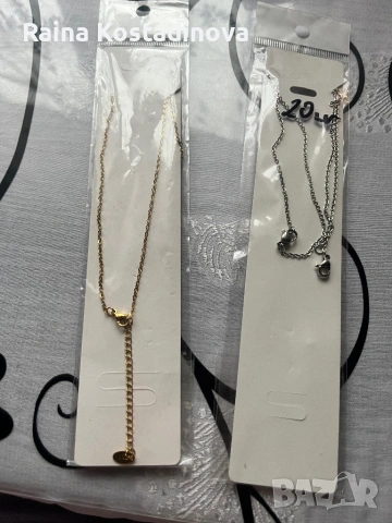 Две колиета -цена за двете  , снимка 2 - Колиета, медальони, синджири - 54058667