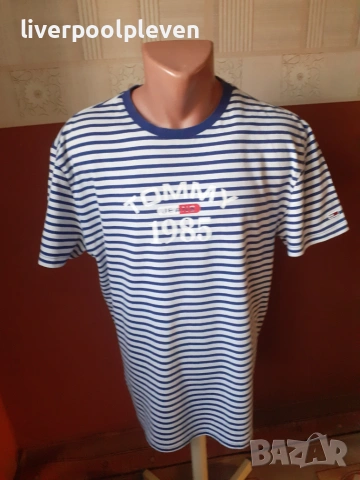 👉Tommy Hilfiger Original L ефектна, снимка 2 - Тениски - 55256140