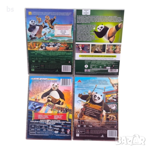 Кунг фу панда 1 - 4 DVD -R с бг аудио, снимка 2 - DVD филми - 54654881