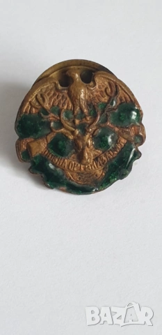 Царство България-знак за член на ловна организация