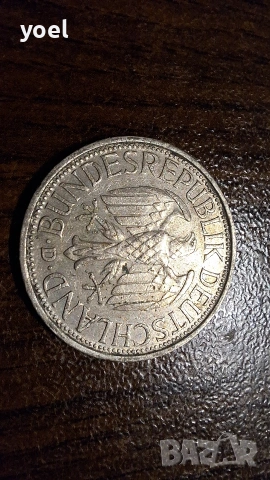 Монета 1 DEUTSCHE MARK 1973г., снимка 2 - Нумизматика и бонистика - 54358490