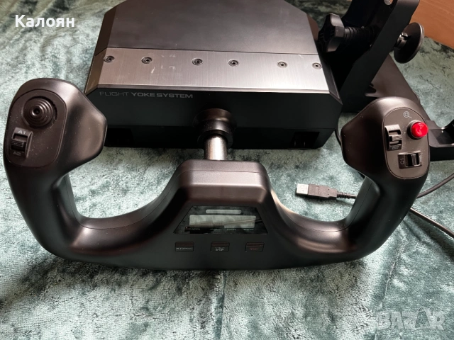 Система за полети Logitech G Saitek PRO, Лост и циферблат, снимка 3 - Джойстици и геймпадове - 54026305