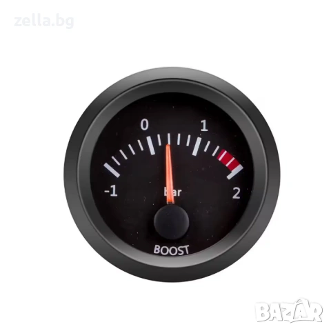 Манометър за турбо налягане (Boost) 52мм | -1 до +2 Bar | Включен сензор | Тунинг и мониторинг 10357, снимка 6 - Части - 54683810