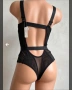 Луксозно дантелено боди NLY Lingerie – Елегантен черен дизайн, снимка 4