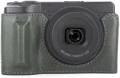 Нов Калъф от естествена кожа за фотоапарат Ricoh GR III GR IV зелен кейс, снимка 1