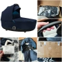 Cybex Mios 2-в-1 Детска количка Nautical Blue с шаси Rosegold, снимка 3
