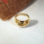 Пръстен с 14К златно покритие 224857, снимка 3