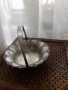 Ретро посребрена кошничка бомбониера , снимка 1