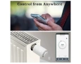Интелигентен термостатичен радиаторен вентил TRV Zigbee, WiFi радиаторен термостат, съвместим с Alex, снимка 5