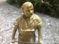 стара бронзова пластика /фигура/ КОВАЧ, снимка 8
