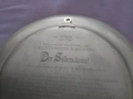 Per Silbersdumied Traditionelles Handwerk 95%zinn vintage 1989г.калаена немска чиния фи 215мм, снимка 8