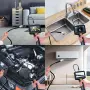Индустриална ендоскопска камера 8mm дължина 15m IP67 4.3in Screen 8 LEDs Waterproof, снимка 15