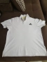 Мъжка тениска с яка Adidas. С щамповано лого на гърба. , снимка 1