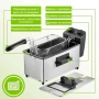 Електрически фритюрник Cheffinger CF-EDP3.0 3L, 2000W, неръждаема стомана, регулируема температура, , снимка 3