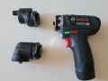 Комплект два винтоверта зарядно и батерии Bosch GSR 12V-15 FC и GSR 12V-30, снимка 10