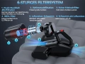 Промо! Професионална UV-C прахосмукачка за матраци JPHYLL, 6 степенна филтрация, 600W, 16Kpa, снимка 10