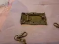 Liuzin маркова месингова тока за колан и верижка метална за панталон, снимка 5