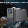 AAOBOSI 58L компресорен хладилник -20°C USB, снимка 9